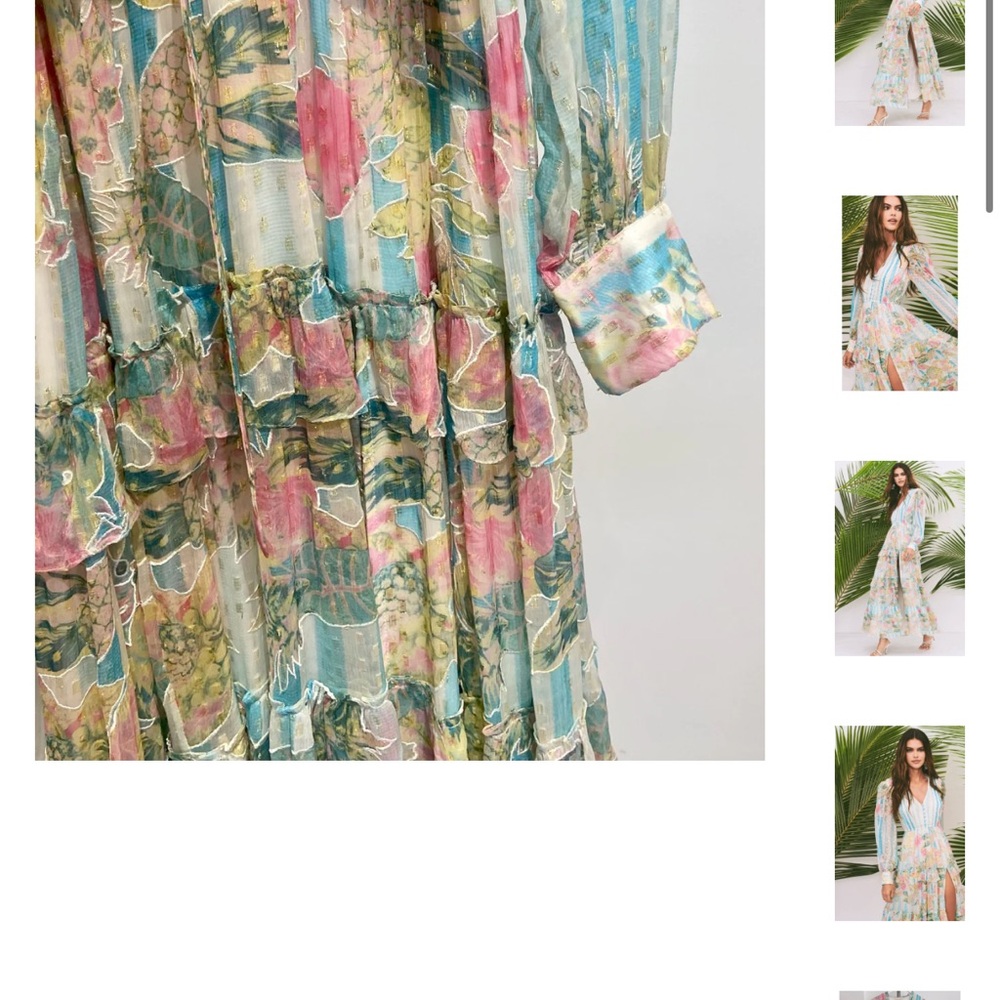 Rococo Sand Lily Maxi Long Dress NWT - Picture 5 of 12